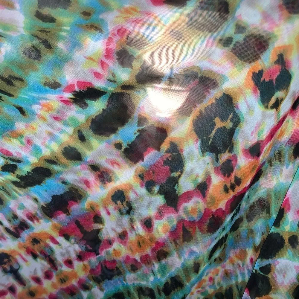 🌈 Maxi Button Down Sheer Cover-Up